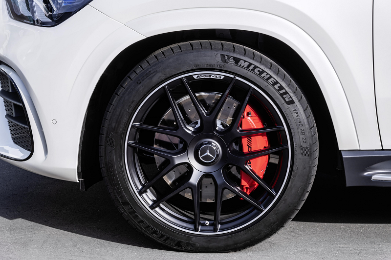 The New Elegant and Electrified Mercedes AMG GLE 63 S Coupe front wheel
